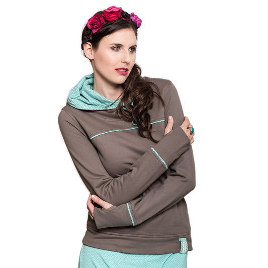 Folia hoodie green