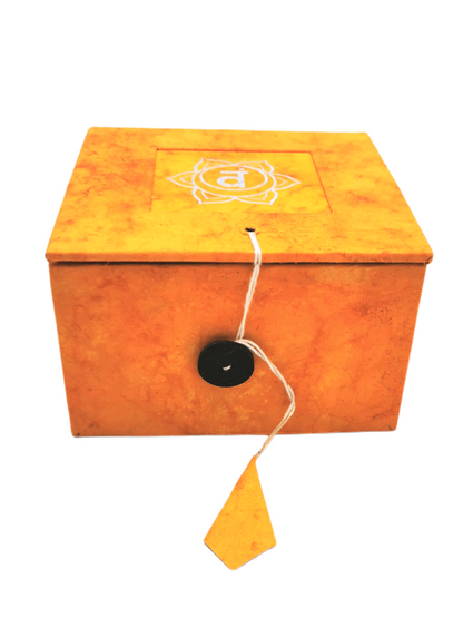 Singing bowl in the box Orange