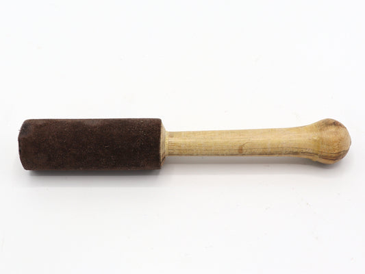 Wooden mallet gray for singing bowls