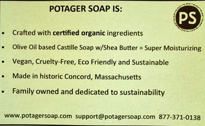 Potager Soap Mint Lemon Tea 128g