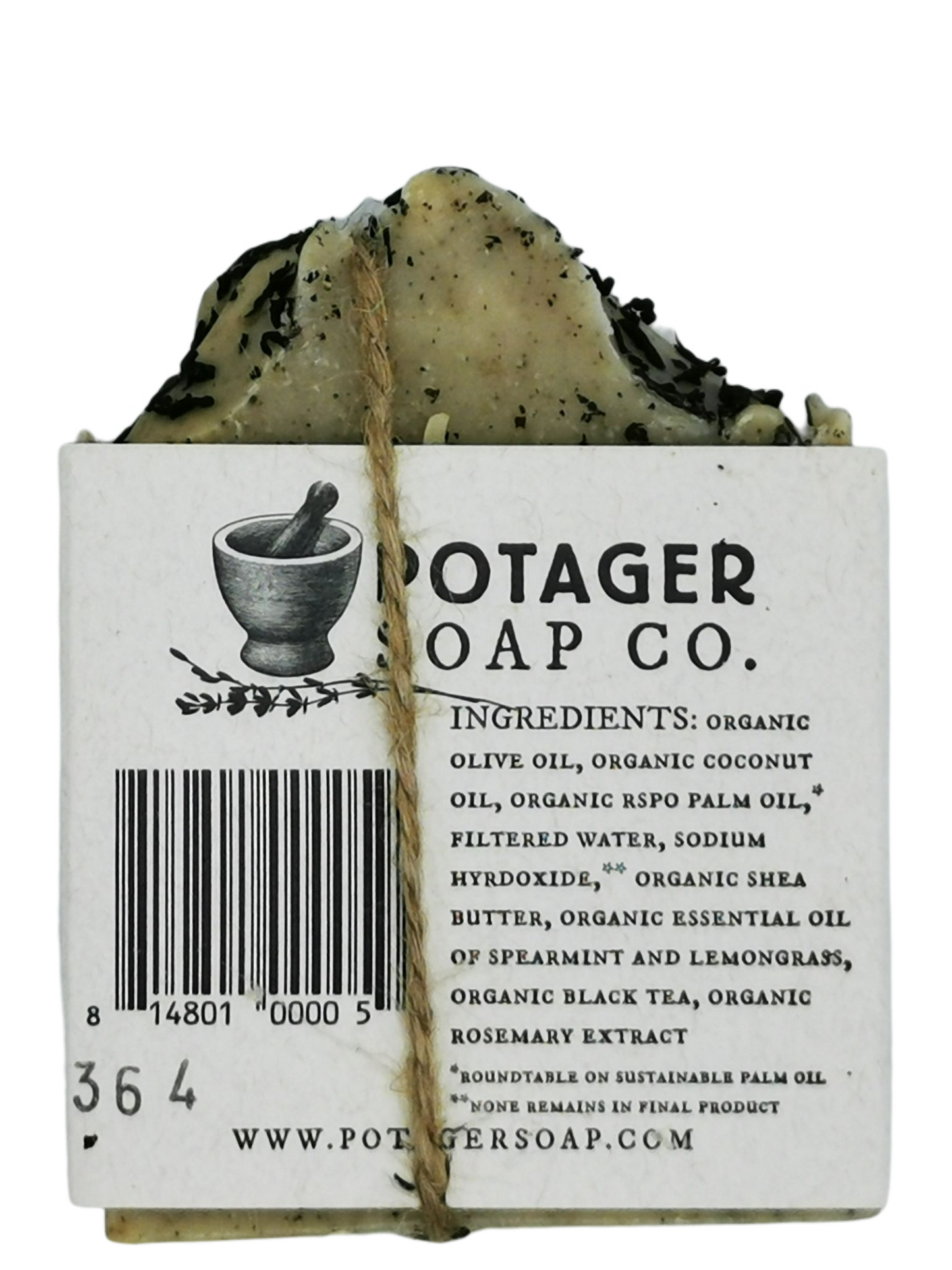 Potager Soap Mint Lemon Tea 128g