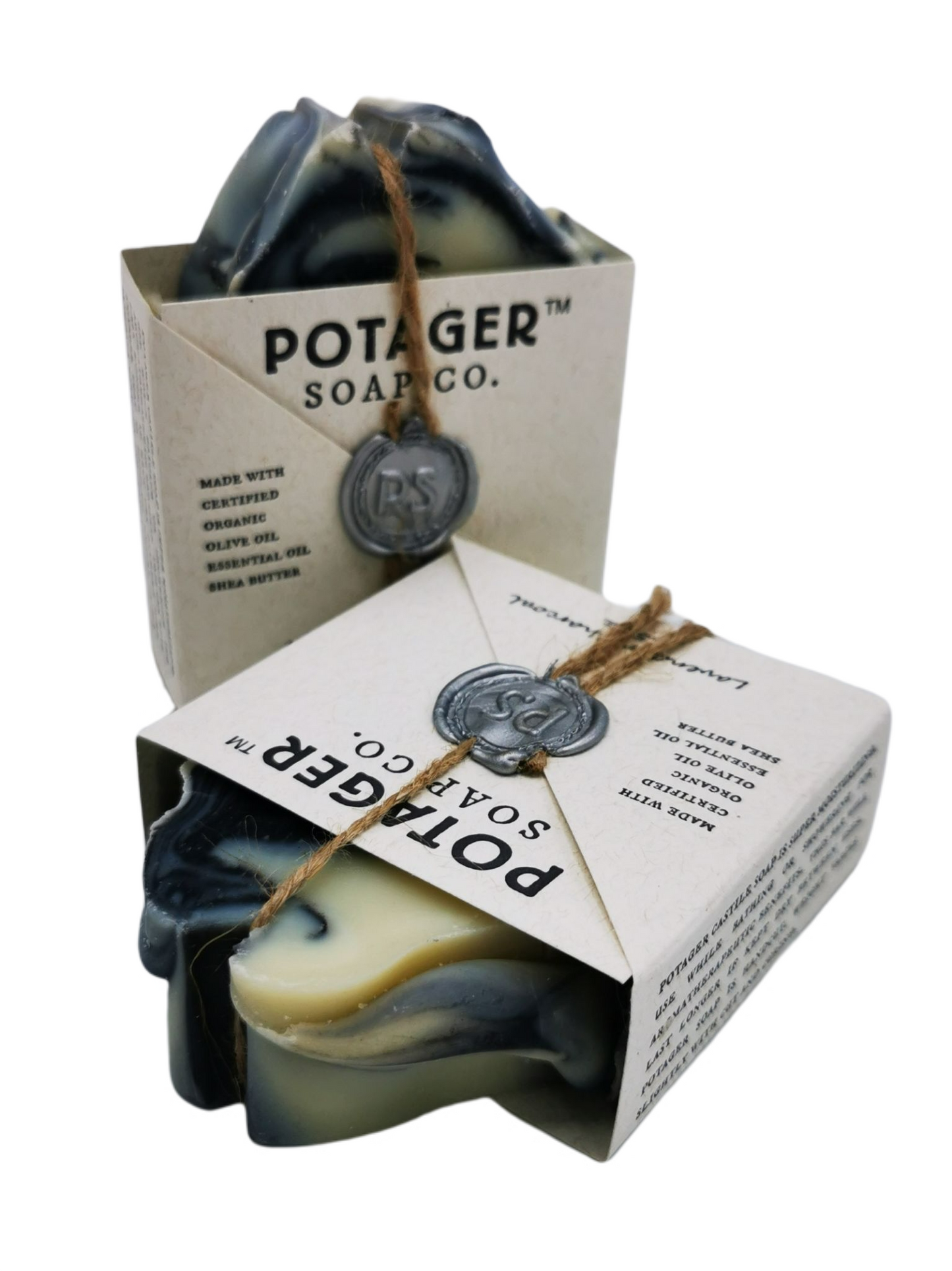 Potager Soap Lavender Activated Charcoal 128g