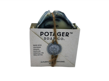 Potager Soap Lavender Activated Charcoal 128g