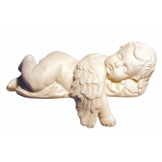 Angel lying polystone 12cm