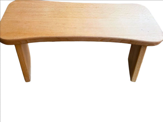 Meditation bench made of beech wood, foldable